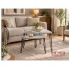 Meja Tamu Set Coffee Table Concrete BlacK Text 6062