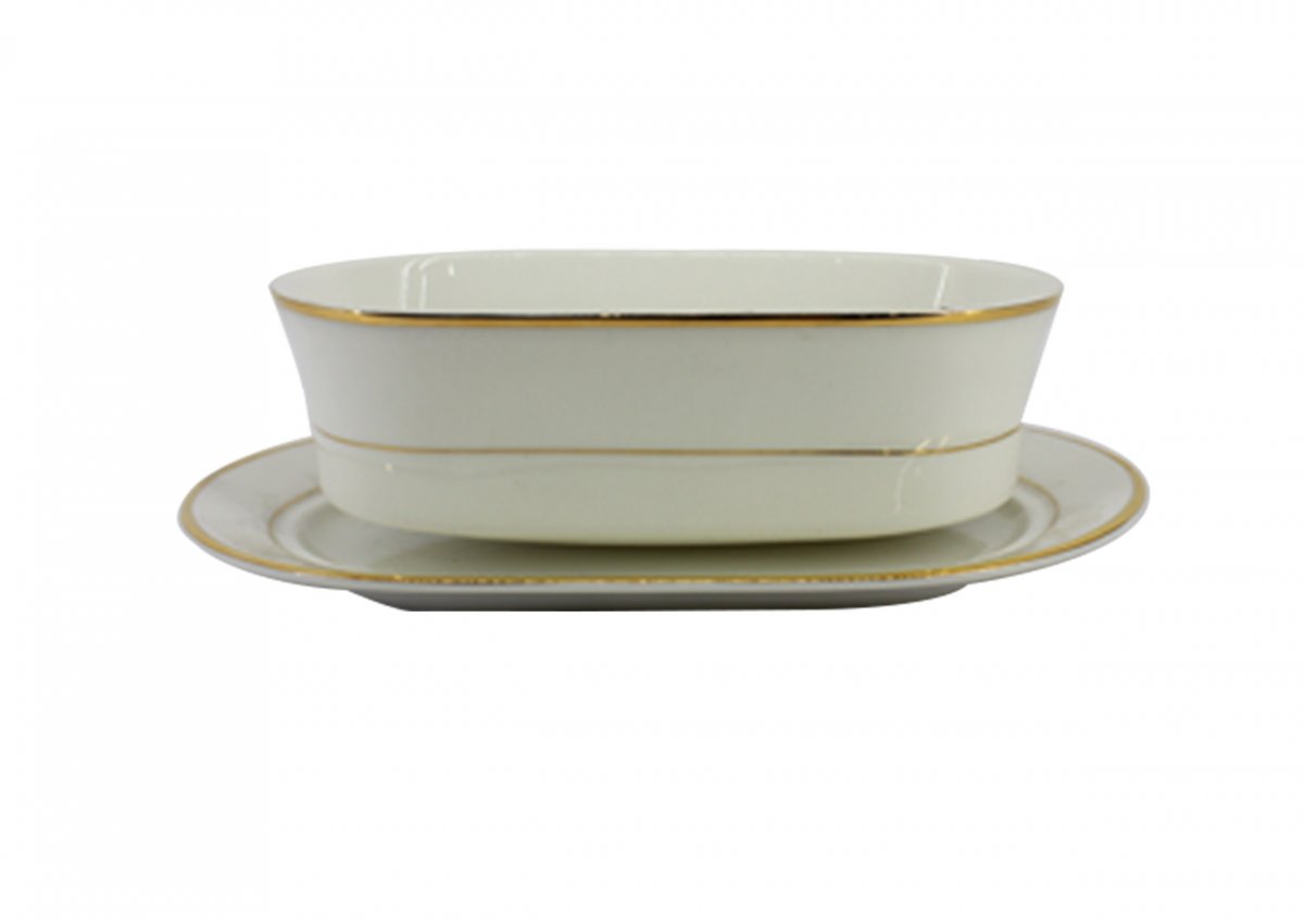 Cameo Gold Butterdish 